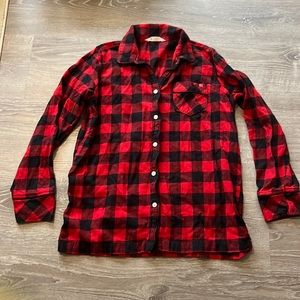 Woolrich flannel pajama top